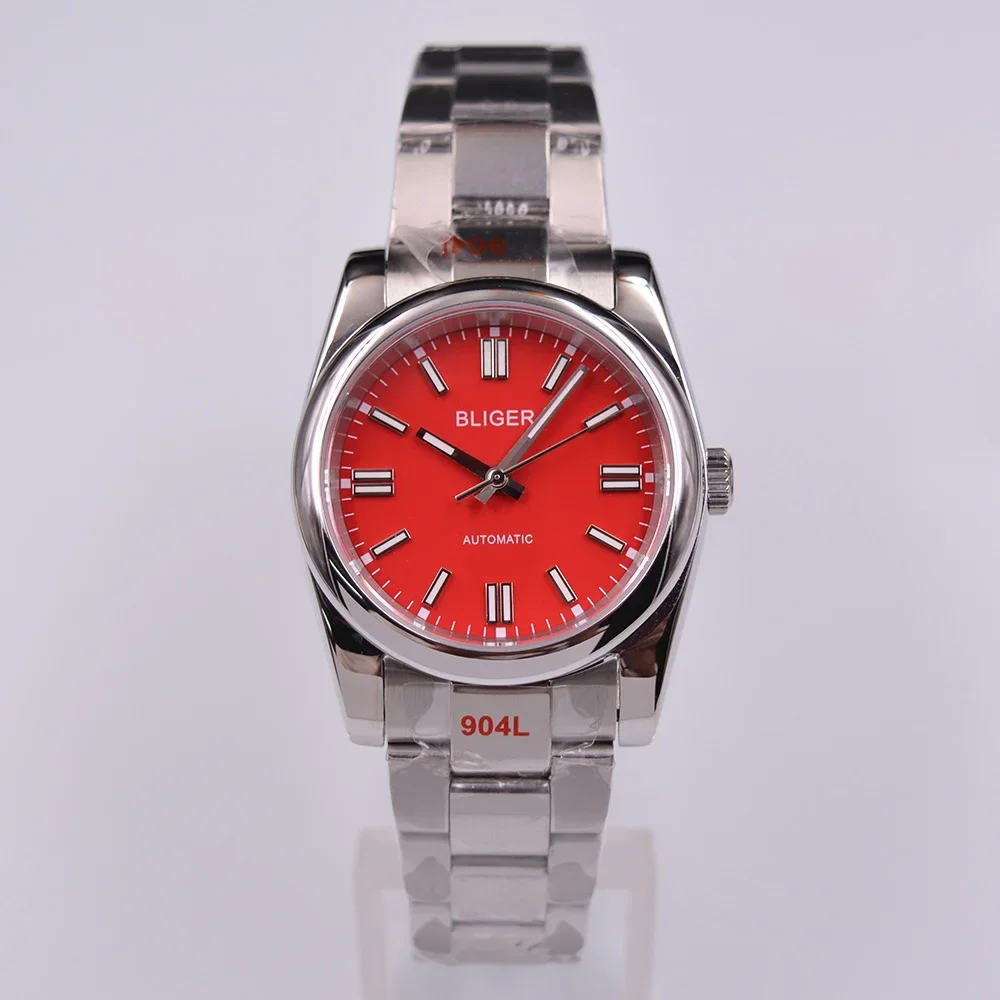 Bliger индивидуальный логотип 36 мм/39 мм сапфировые мужские часы Miyota 8215/Mingzhu 2813/NH35A с