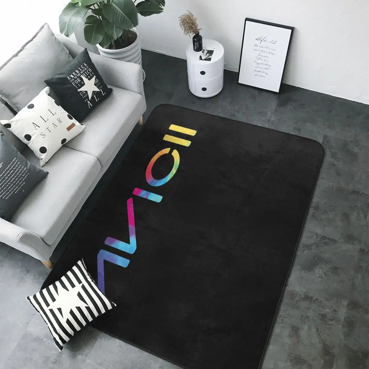 3 ковровых покрытия Avicii с логотипом простой мультяшный ковер напольный коврик