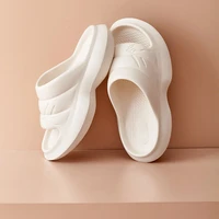 women white thick platform slippers summer beach eva soft sole sandals leisure men indoor bathroom shoes zapatillas chaussons
