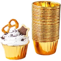 50pcs cupcake paper cup oilproof cupcake liner baking cups muffin wrappers reusable nonstick cake mold round shaped baking cups