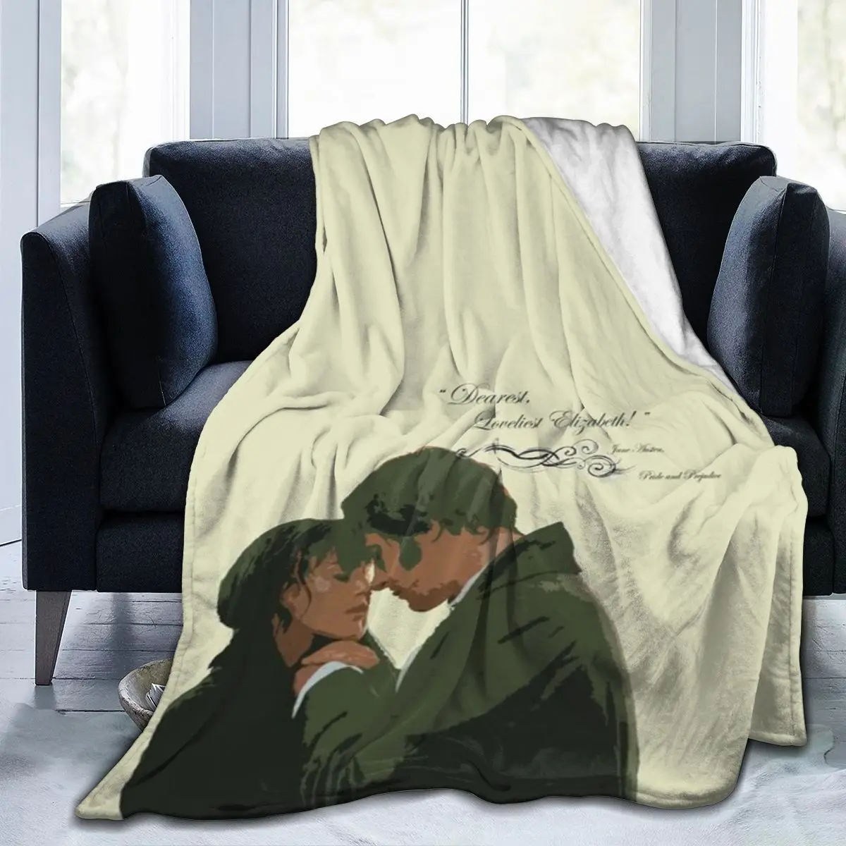 Гордость и предубеждение дорогая любовь Элизабет ультрамягкое одеяло из