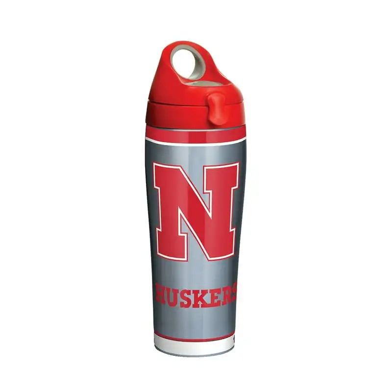 

Cornhuskers Tradition 24 oz Stainless Steel Water Bottle with lid Tomatodo para agua Protein shaker bottle Hydroflask wide mouth