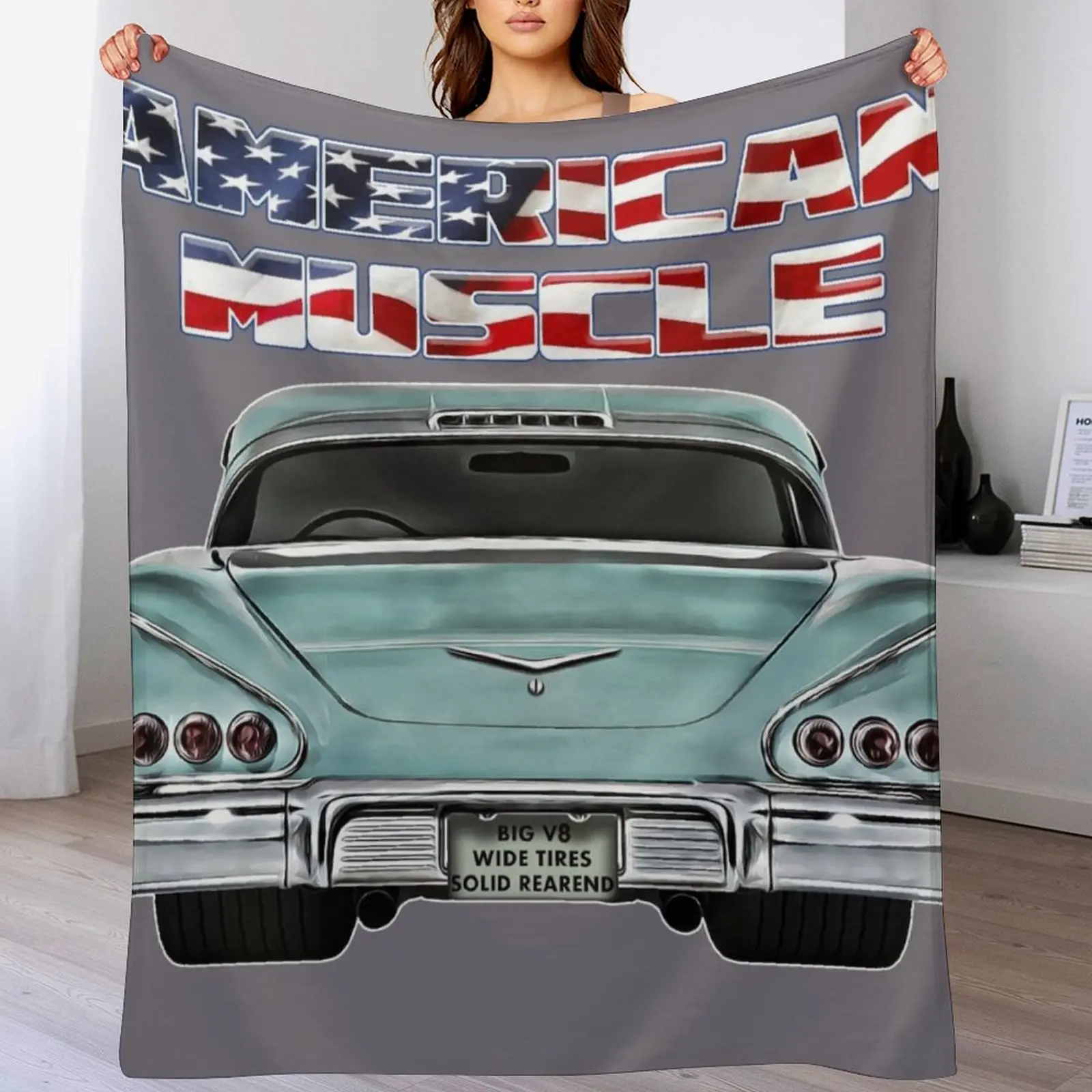 1958 Hotrod Muscle Car Oldtimer Youngtimer 58 одеяло для дивана младенцев фланелевые одеяла