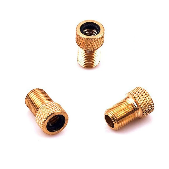 3 шт. медный воздушный насос Presta к Schrader велосипедный адаптер типа клапана газовая