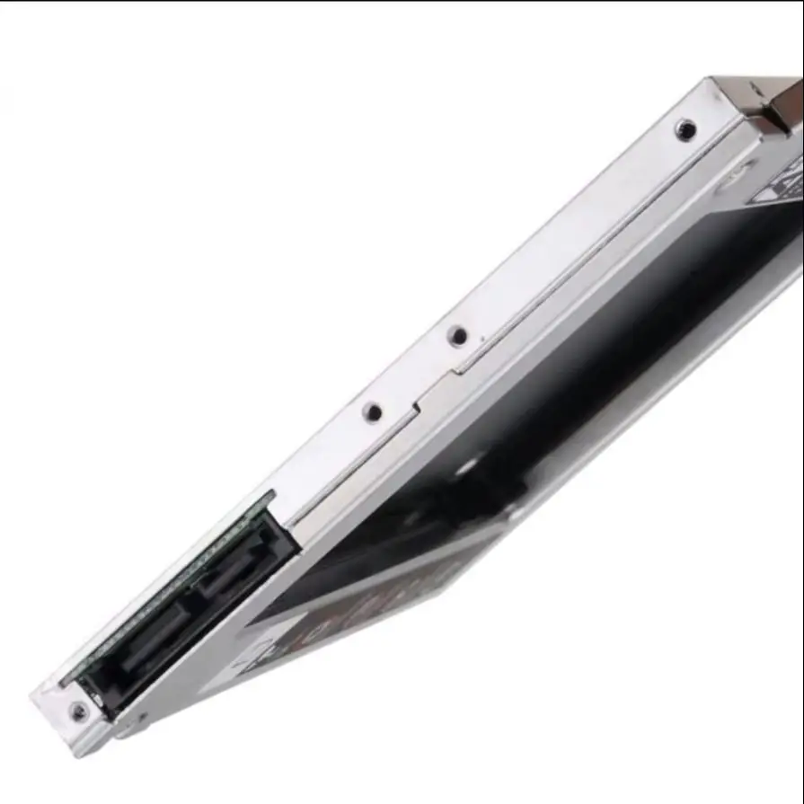 Фото Алюминиевый 2,5 SATA жесткий диск HDD SSD оптический отсек Caddy адаптер рамка для Acer Aspire E5-575G E5-411G E5-771G VN7-792G VN7-791G №1