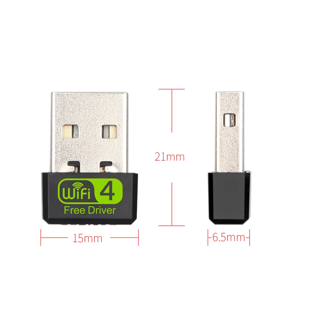 USB-адаптер Wi-Fi однодиапазонный беспроводной адаптер 2 4G 150 Мбит/с мини-ключ сетевой