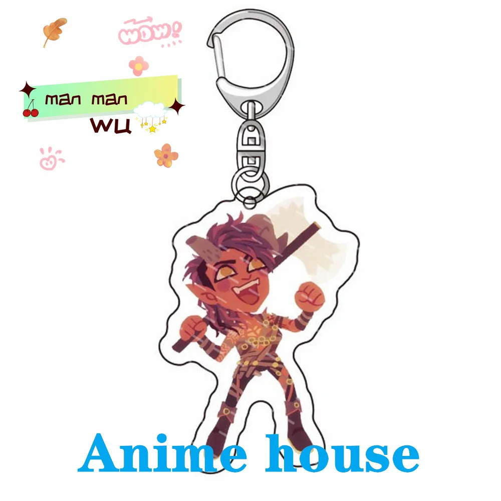 Брелок для ключей из игры Baldur's Gate 3 Antioch 6 см аксессуары косплея аниме брелок с