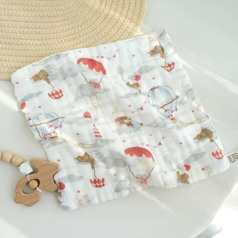 MOONBIFFY Детские полотенца для лица 6-слойные