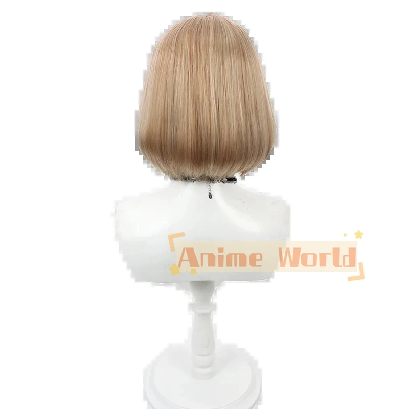 Парик для косплея Мэриан андротти из коротких коричневых термостойких