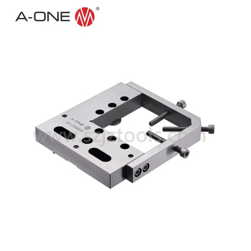 

A-ONE SUS 440 manual circular power clamp for wire edm use 3A-200034