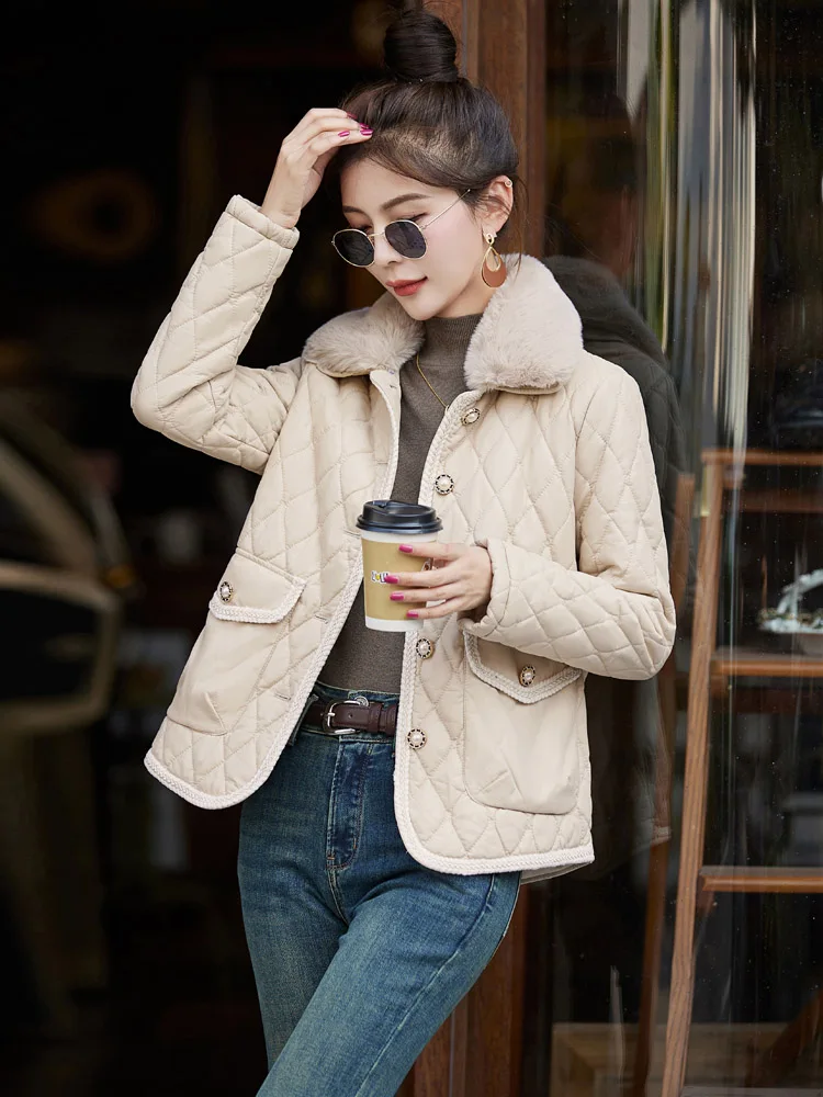 Европейские товары утолщенное женское пальто из искусственной кожи на флисовой