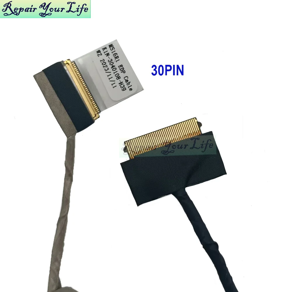Видеокабель с ЖК-дисплеем EDP для MSI GF63 8RD MS16R1 MS16R3 MS16R4 MS16R5 K1N- 3040108 -Х39 К1Н- -J36 30PIN Детали