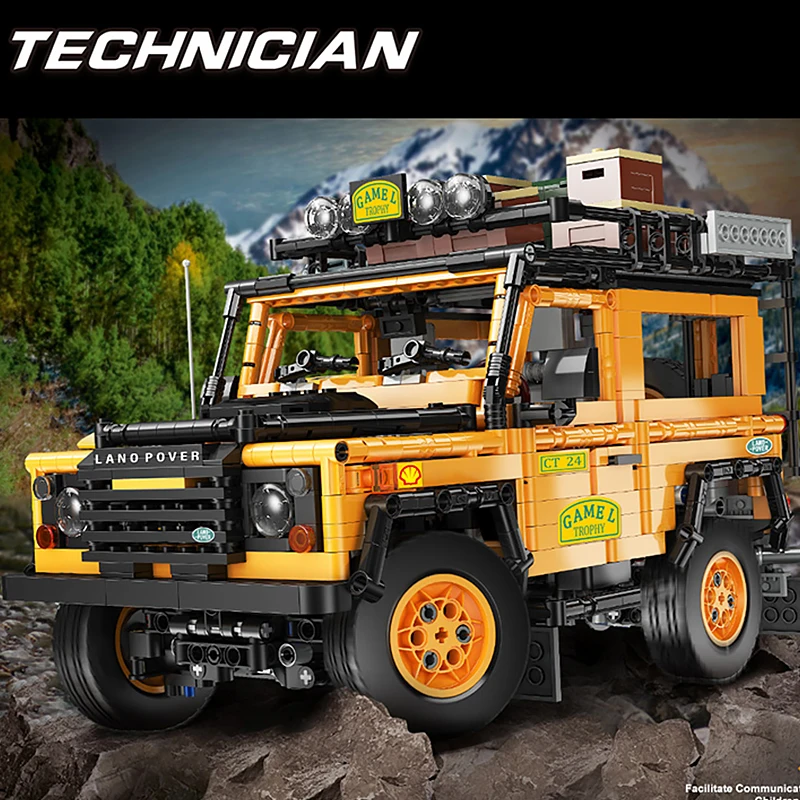 

2126 шт., Детский конструктор «внедорожник»