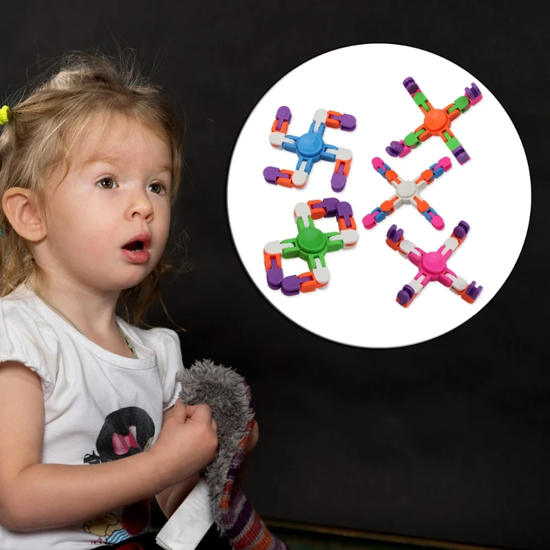 

Changeable Spinner DIY Sensory Gyro Party Favor Supplies Tension Relief