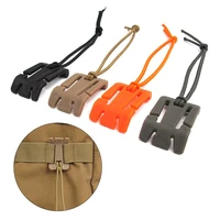 10pcs portable hiking outdoor camping carabiner clips bag hanger hook elastic rope buckle backpack buckle
