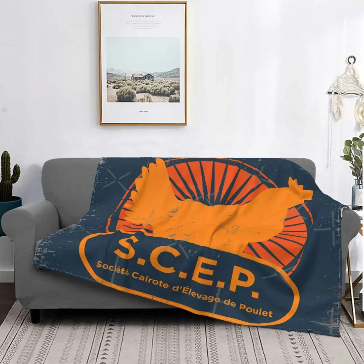 

Scep-oss-Manta de lana a cuadros, colcha para cama, sofá, Picnic, 117