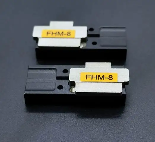 Fiber Holder FHM-8 For Ribbon Fiber Fusion Splicer TYPE-66 TYPE-81M T66/T81M/T71M/82M 8 Core Ribbon Fiber  A Pair