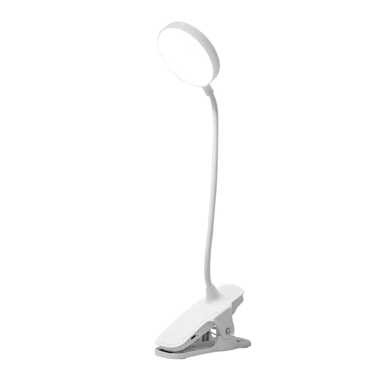 

Flexible Gooseneck Bedside Study Dormitory Dimming Clip On LED Desk Lamp Reading 2 Lighting Modes Bedroom Touch Control Student