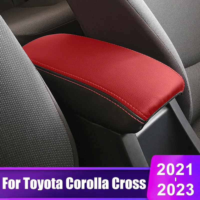 

For Toyota Corolla Cross XG10 2021 2022 2023 Hybrid Car Center Console Armrest Box Cover Protector Pad Interior Accessories