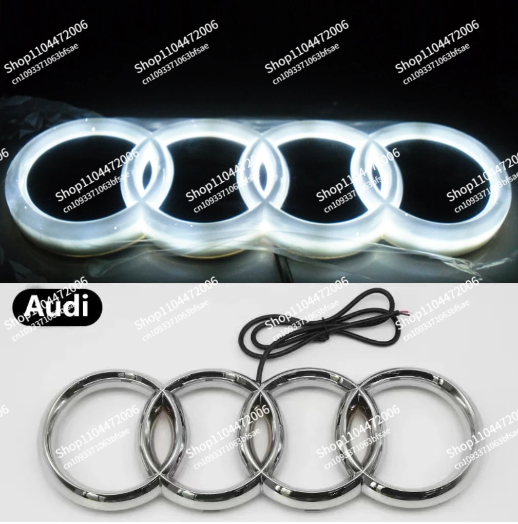 

249 мм/273 мм/285 мм Audi Автомобильная светодиодная лампа с логотипом на передней решетке для AUDI A3 A4 A5 A6 A7 A8 S3 S4 S5 S6 S7 Q3 Q5 Q7 TT Статический свет