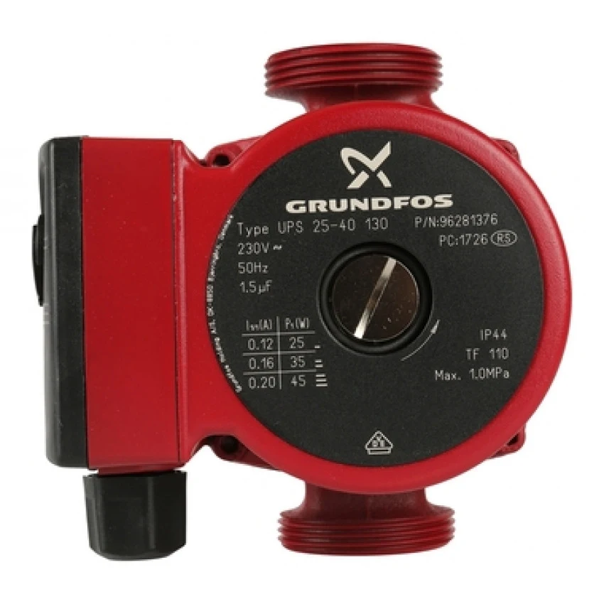 Циркуляционный насос Grundfos UPS 25-40 130 96281376 | Обустройство дома