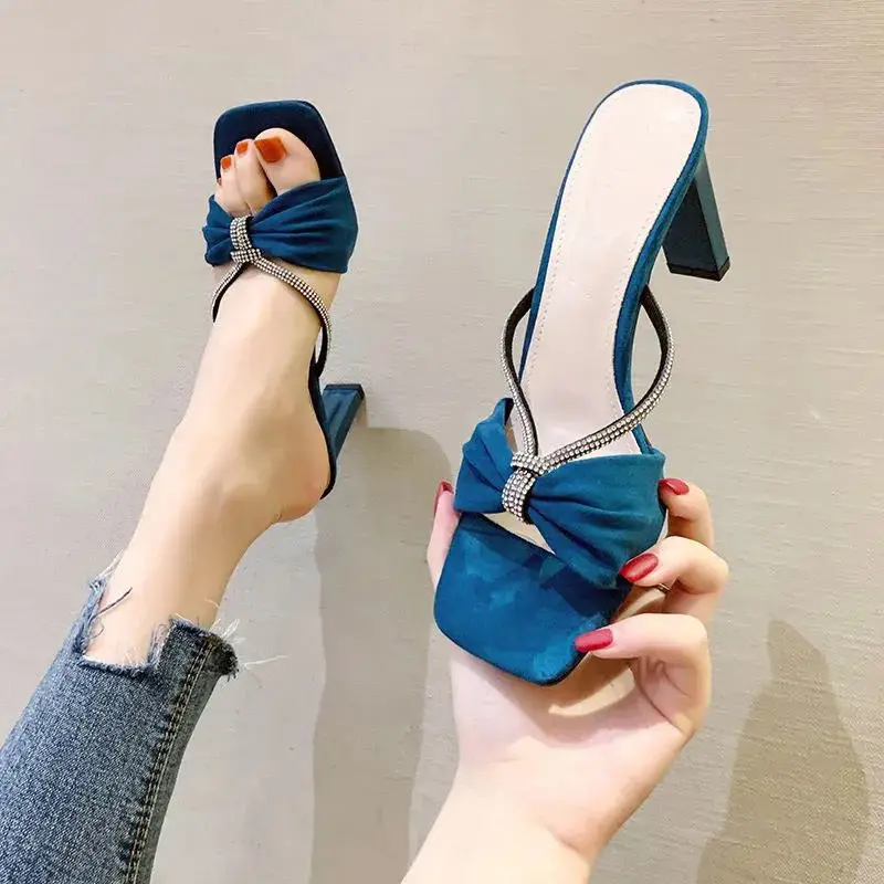 

Women's Sandals Woman 2022 Fashion Beach Shoes Heel Flip Flop Designer Heels Chinelos Slippers Spring Summer Ladies Trend Luxury