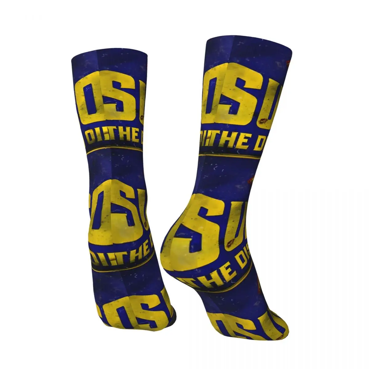 Счастливые смешные мужские Компрессионные носки Sunoco Distilled Sign винтажные Harajuku