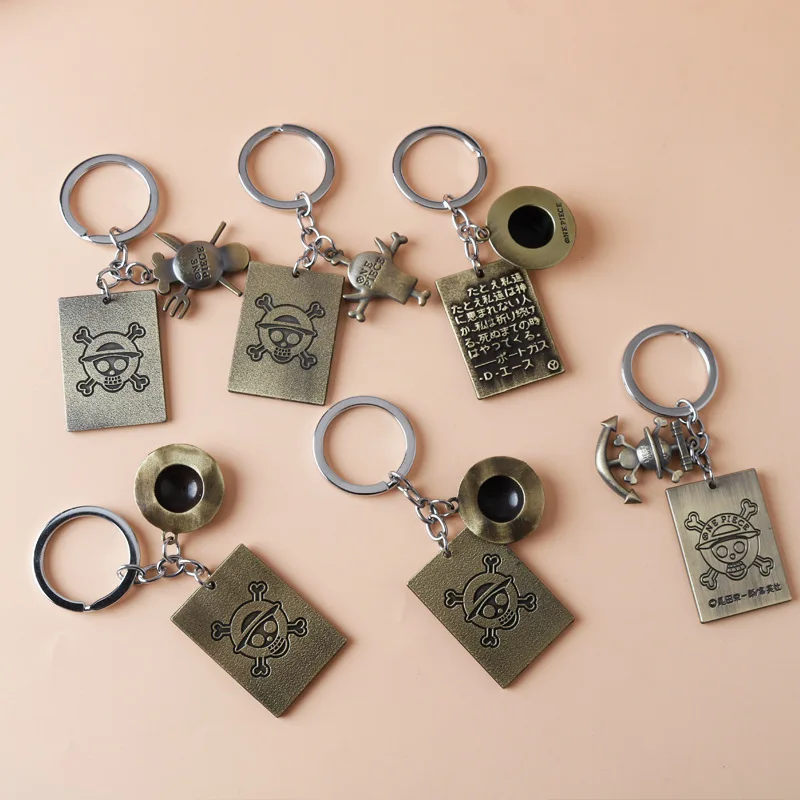 Брелок для ключей с изображением героев аниме One Cosplay Piecee Луффи Зоро чоппер сандзи