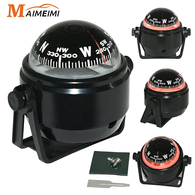 Высокоточный морской поворотный компас темно-синий электронный автомобильный