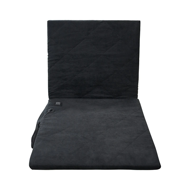 

Warm Chair Cover Stadium Heating Pad With Temperature Controller Seat Cushion Heater Pad Camping Heating Pad Black