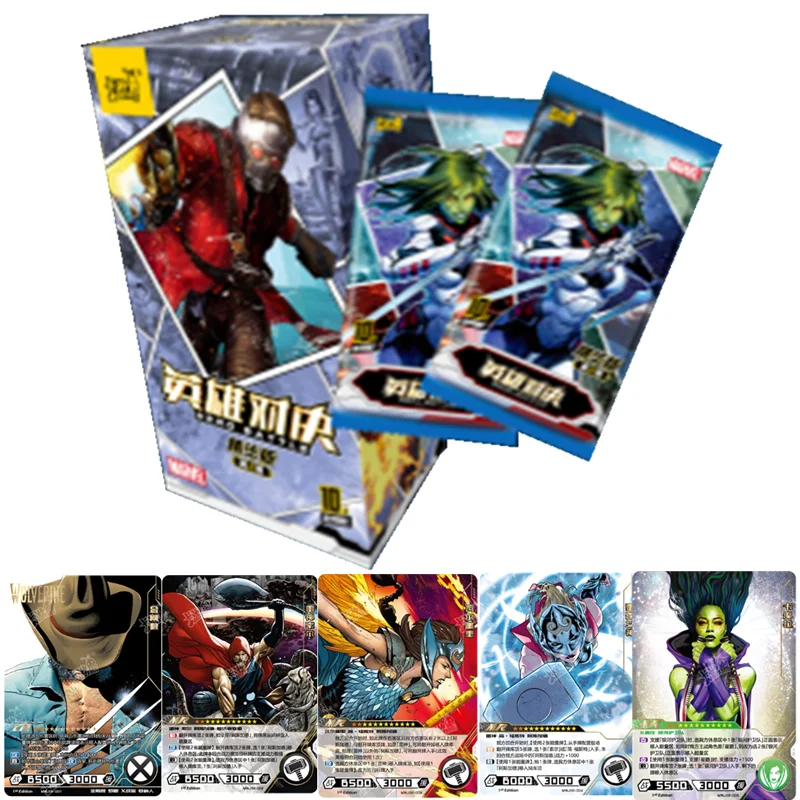 

KAYOU Marvel Avengers Heroes Duel Card Essence Version CR Card Genuine Toy Card Package Collection Card
