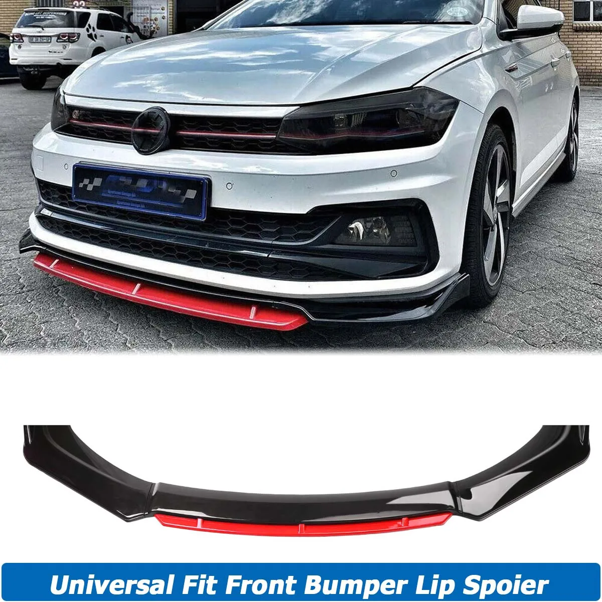 

4 шт., передний бампер для VW Polo 8 GTI TSI R-Line Golf MK6 MK7