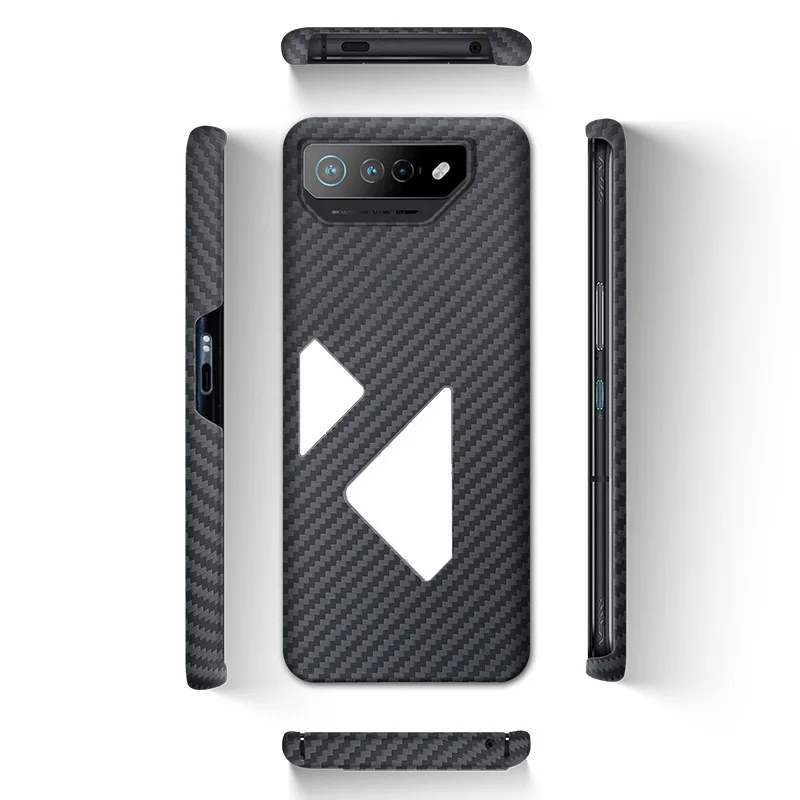 Чехол из настоящего кевларового углеродного волокна для Asus ROG 7/7Pro 600D 1500D легкий