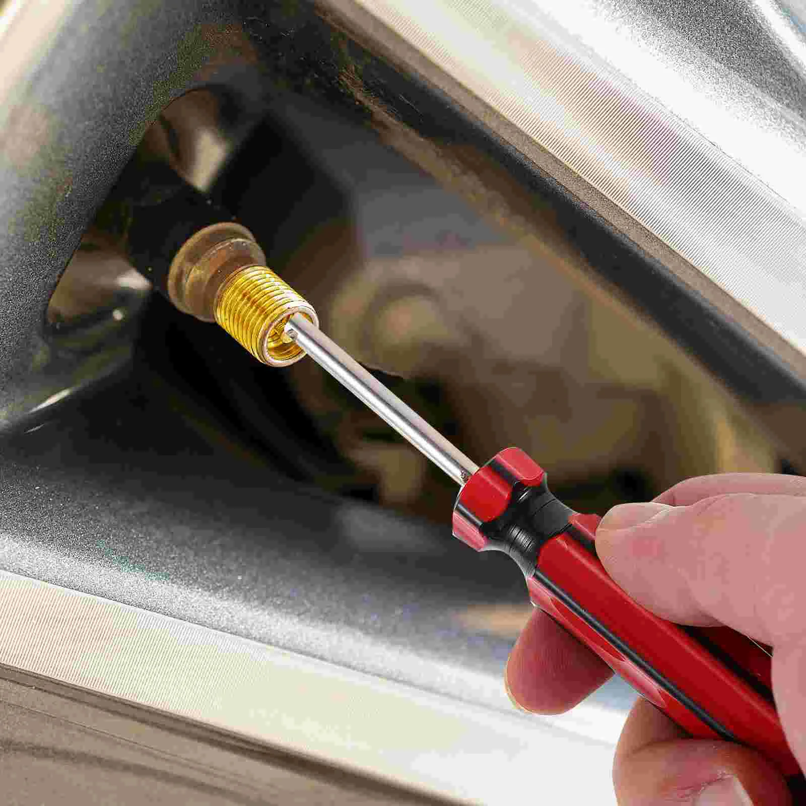 

5 Pcs Valve Core Removal Tool Tire Tires Car Disassembling Auto Body Tools Automotive Installation Remover