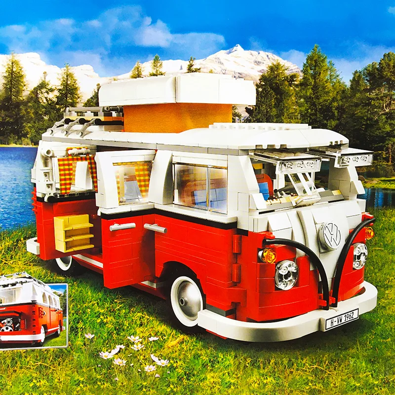 1354 шт. Детский конструктор Фольксваген T1 | Игрушки и хобби