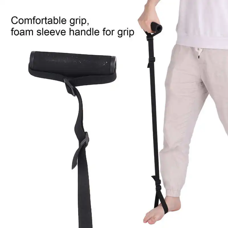 

Upgraded Training Belt Leg Lifter Strap Knee Thigh Patient Handicap Assist Lift Belt Disability Mobility Aid Therapy