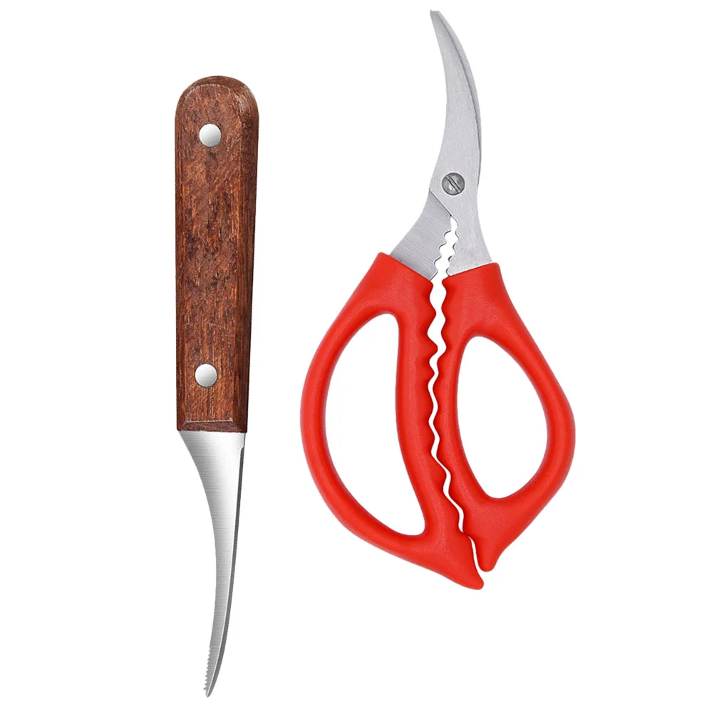 

Scissors Shrimp Deveiner Cleaner Peeler Oyster Seafood Kitchen Line Clam Remover Bone Shucker Maw Crayfish Cooking Utility Shear