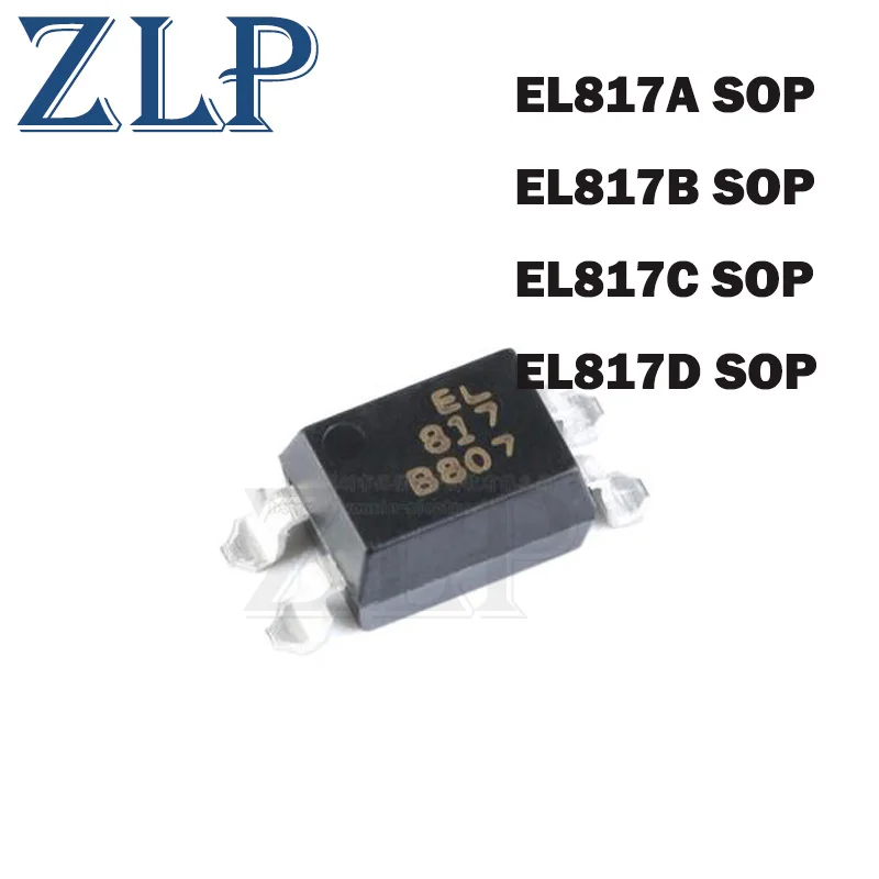 20 шт./партия EL817(A)(B)(C)(D)-F SOP-4 EL817A EL817B EL817C EL817D SOP PC817B SMD оптрон, Новинка