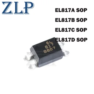 20PCS/LOT EL817 (A) (B) (C) (D)-F SOP-4 EL817A EL817B EL817C EL817D SOP PC817B SMD Optocoupler NEW