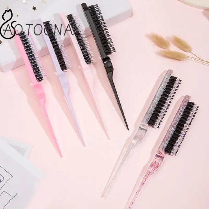 

Профессиональная щетка для волос, расческа для спины, щетка для волос, инструмент для тонкой линии, твердая щетка для волос, аксессуары для парикмахера, 1 шт.