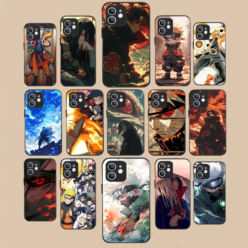 Женская японская манга ниндзя черная силиконовая модель для OPPO A52 A54 A55 A56 A57 A72 A73 A74