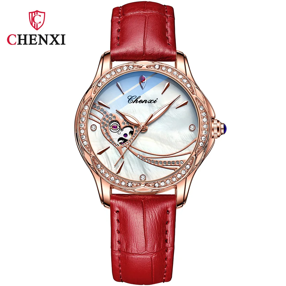 

Fashion Casual Women Automatic Mechanical Watch Holiday Gift for Female New Creative Design Women's Watches Relojes Para Mujer
