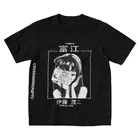 Мужские футболки Томи дзюндзи Ито удзумаки, хлопковые футболки с эмо-одеждой, модная футболка в стиле Харадзюку, ужасная манга, альтернативные футболки из аниме