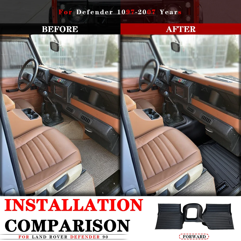Подходит для Land Rover Defender 300 tdi td5 90 110 130 автомобильные всепогодные стельки
