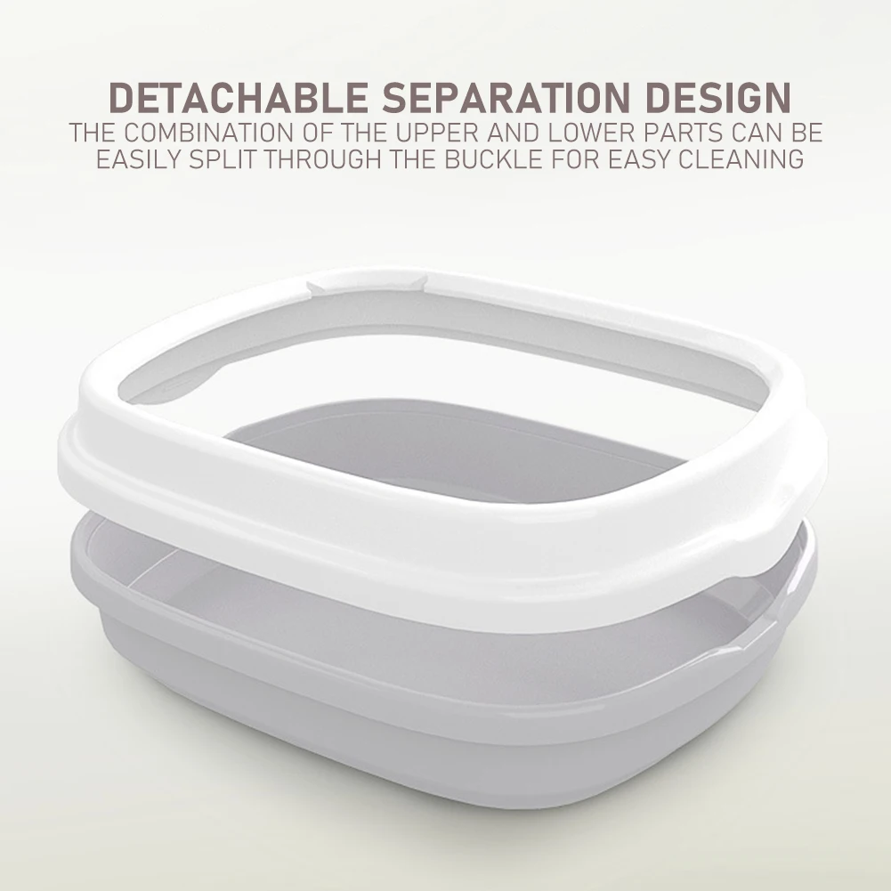 1 шт. полу-закрытый туалет для кошек |