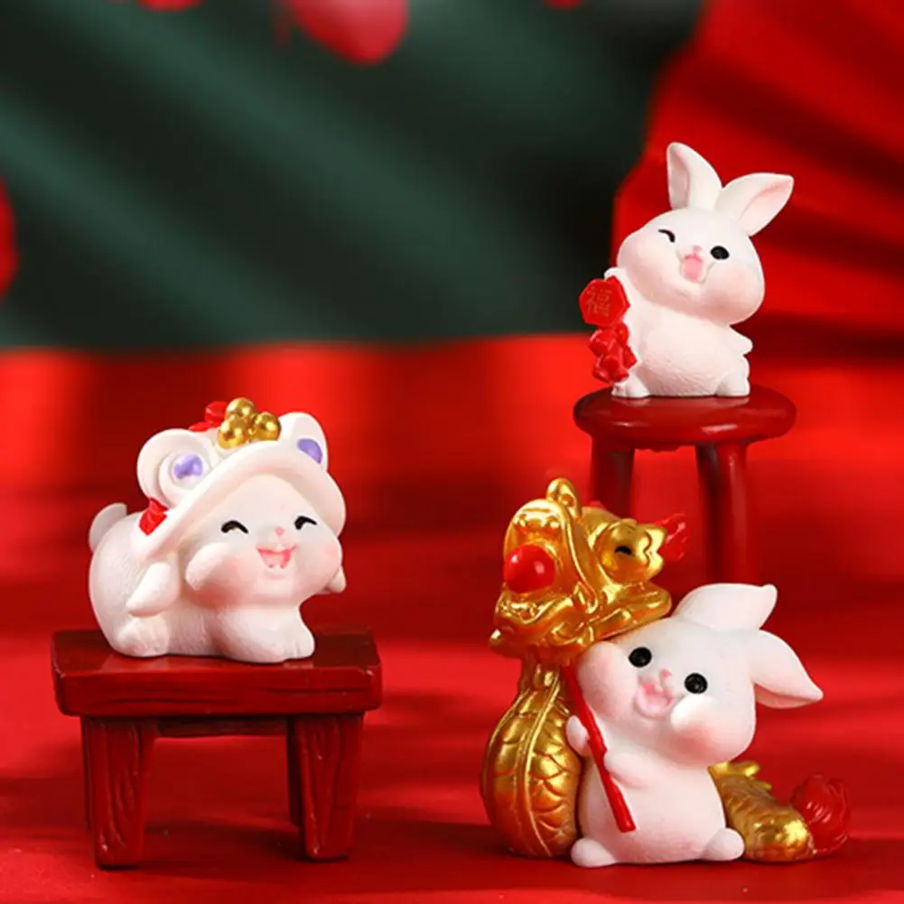 

2 шт., декоративные фигурки кроликов из смолы