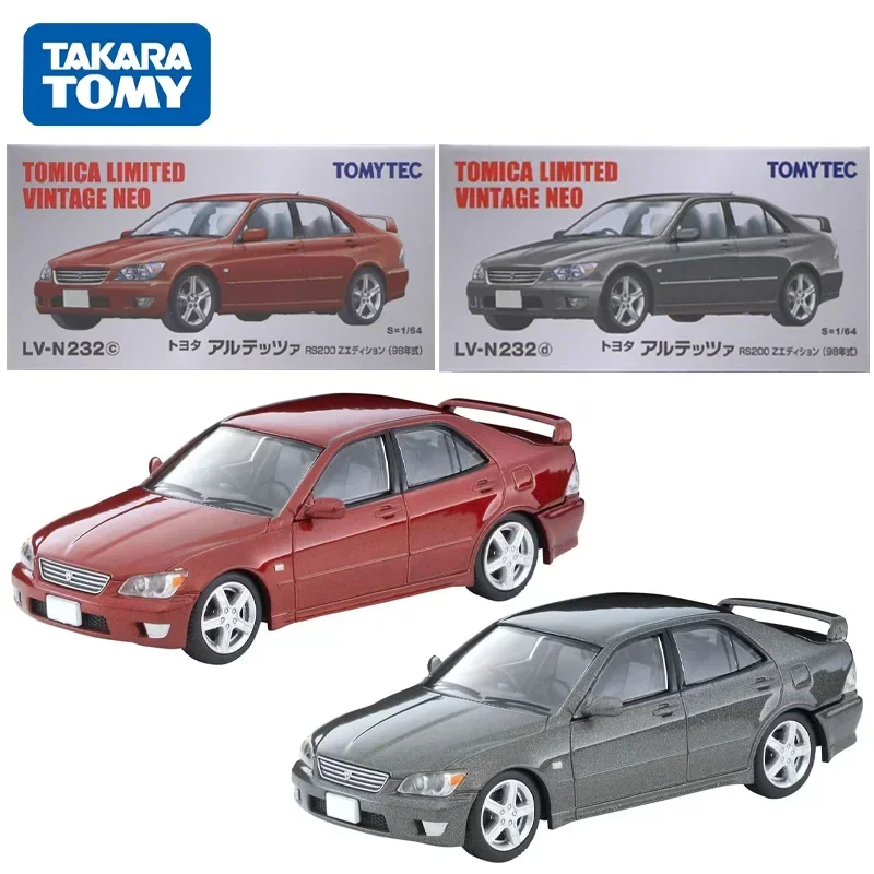 TAKARA TOMY TOMYTEC Tomica 1/64 TLV-N232c Toyota Altezza RS200 Z литой металлический мотор для игрушек