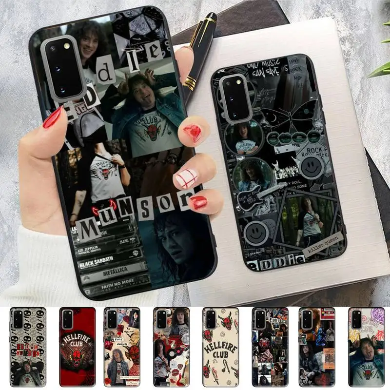 

Stranger Things 4 eddie munson hellfire club Phone Case for Samsung S10 21 20 9 8 plus lite S20 UlTRA 7edge