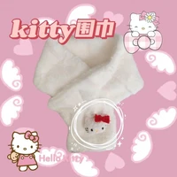 japanese anime character plush scarf cute kt cat cartoon anime girl heart soft plush scarf girl february 14 valentines day gift
