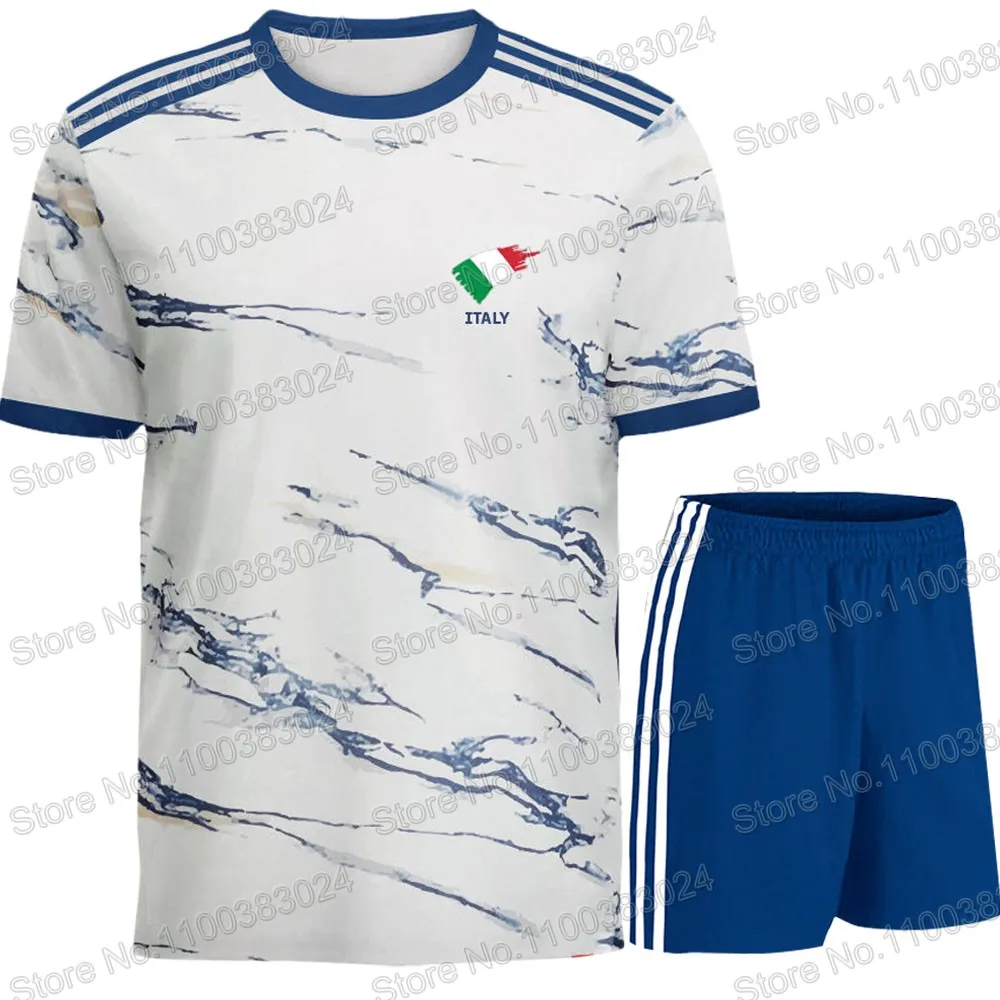 

Костюм для фанатов итальянской команды 2023 комплект из Джерси 2023 футболка Мужские шорты Летняя уличная одежда для бега Повседневная тренировочная одежда